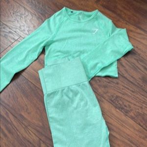 GymShark mint green set